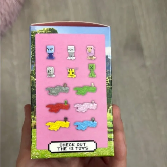 2/$15 McDonalds Minecraft Pink Sheep Toy - Picture 3 of 4